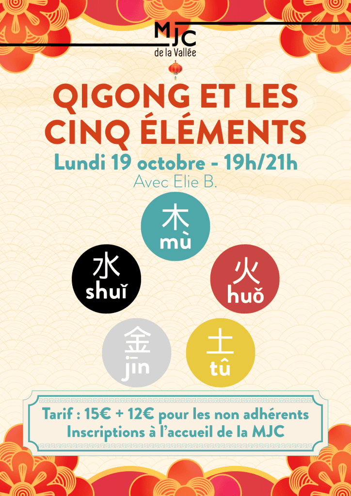 Affiche Qigong & les cinq phases