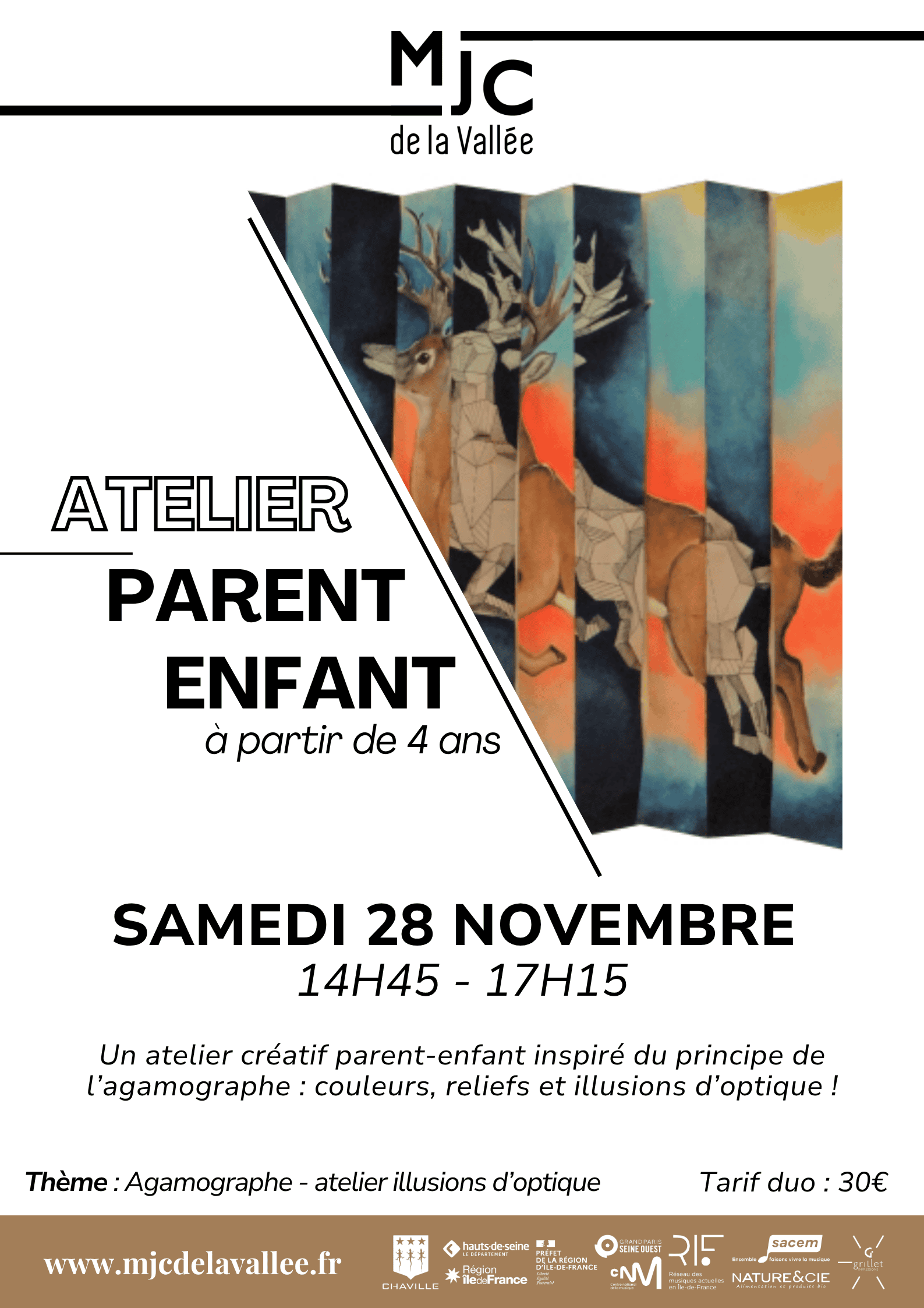Atelier Parents Enfants agamographe
